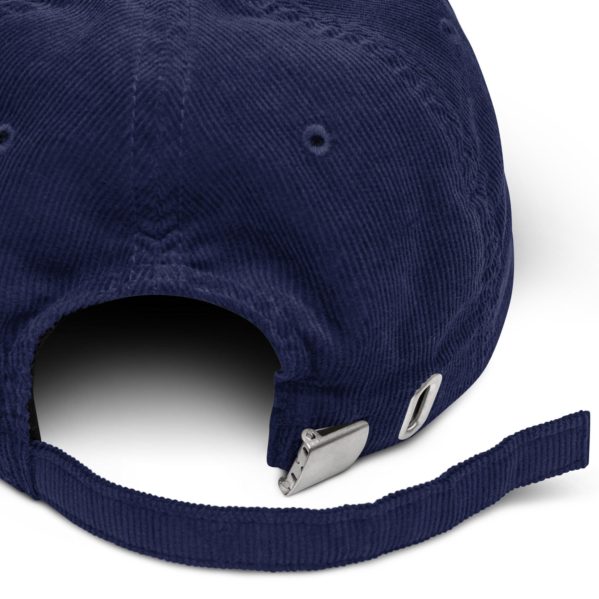 Casquette bleu en velours côtelé – Image 7
