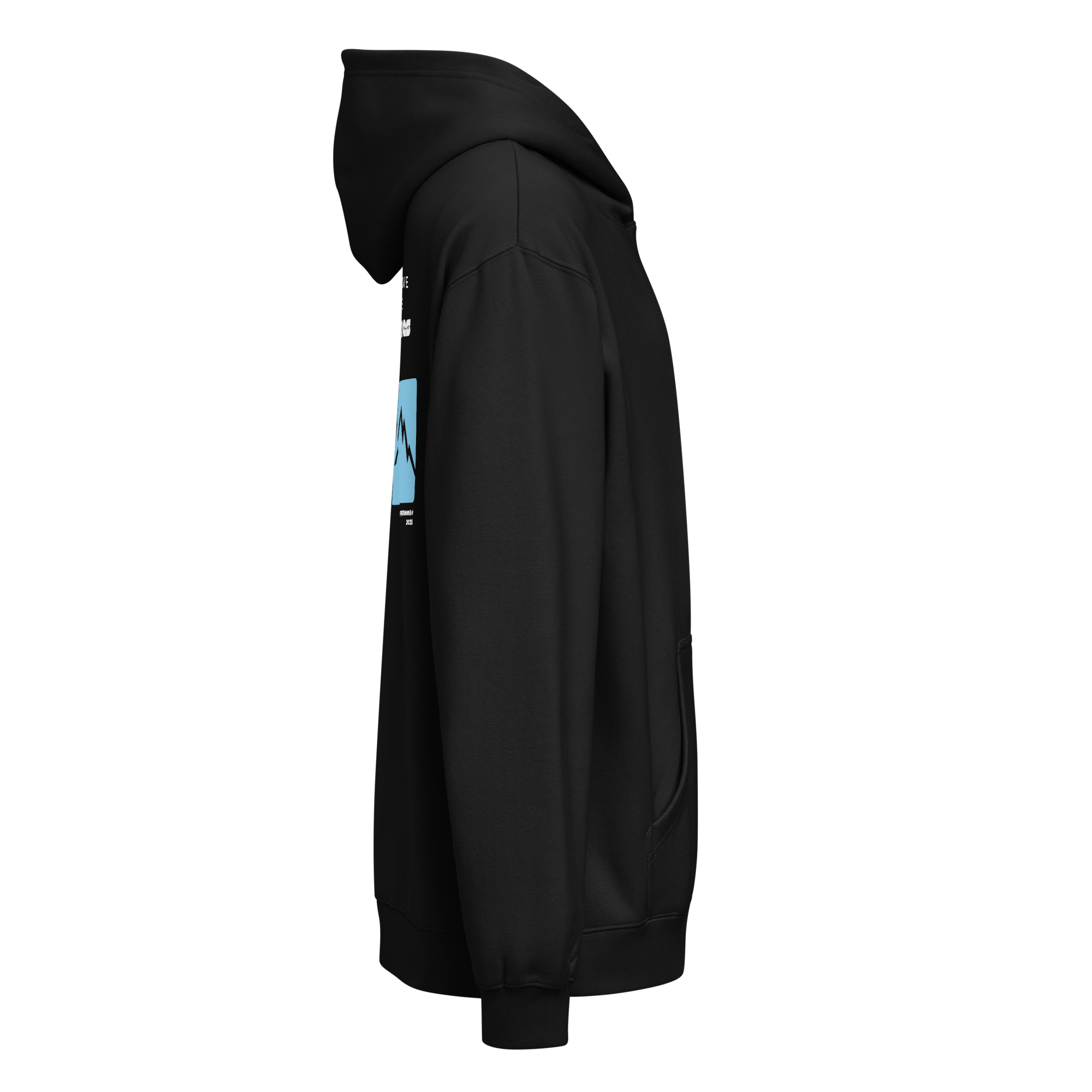 Hoodie Oversize Noir - OTT – Image 4